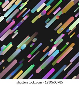 Colorful seamless diagonal gradient stripe background pattern - modern vector graphic design
