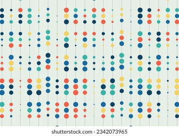 colorful seamless dots pattern background
