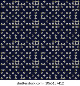 Colorful seamless dotted patterns vector illustration in an abstract creative background. Seamless pattern geometric shapes vector background.