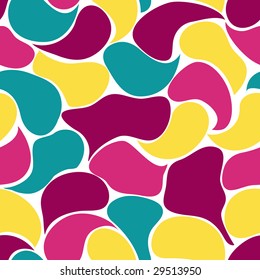 Colorful seamless droplet pattern