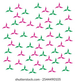 Colorful Seamless Floral Background Pattern Leaf Vector