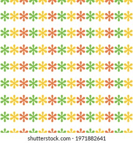 colorful seamless floral flowers pattern template