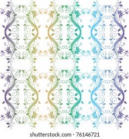 Colorful seamless floral pattern background