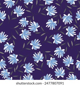 Colorful seamless floral pattern that is repeatable. Clean and beautiful Vector