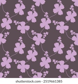 Colorful seamless floral pattern that is repeatable. Clean and beautiful Vector
