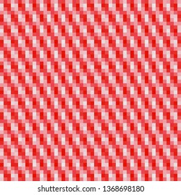 Colorful seamless geometric checked pattern. red and white colors. Ideal for printing onto fabric and paper or decoration.