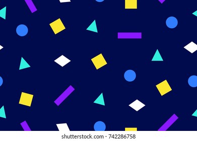 Colorful seamless geometric pattern
