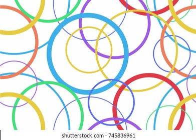 Colorful seamless geometric pattern