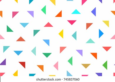 Colorful seamless geometric pattern