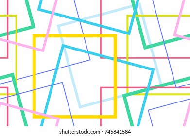 Colorful seamless geometric pattern