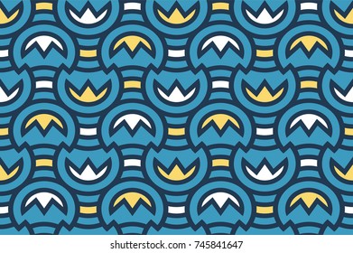 Colorful seamless geometric pattern