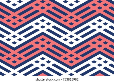 Colorful seamless geometric pattern