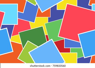 Colorful seamless geometric pattern