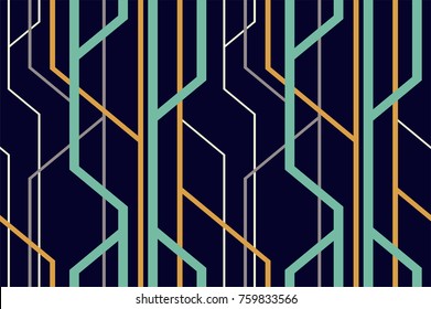 Colorful seamless geometric pattern