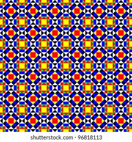 Colorful Seamless Geometric Pattern