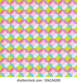 Colorful seamless geometric pattern background.
