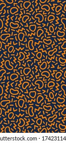 Colorful seamless geometric pattern. Modern abstract background. Hipster Memphis style.