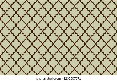 Colorful seamless geometric repeating tile pattern vector