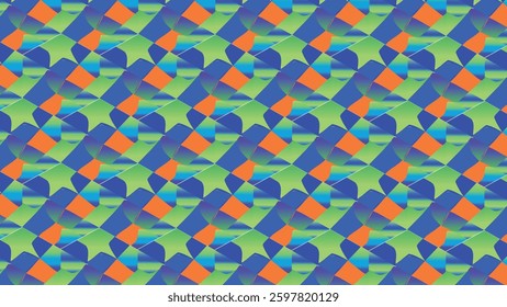  Colorful Seamless Geometric Triangle Pattern Design