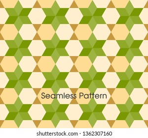 Colorful seamless geometrical Islamic pattern.