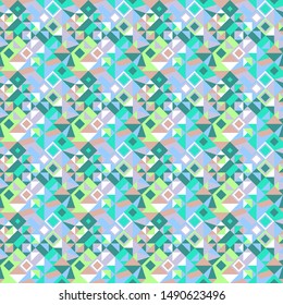 Colorful seamless geometrical pattern background - abstract vector design