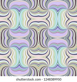 Colorful seamless hypnotic abstract spiral ray burst stripe pattern background - vector design