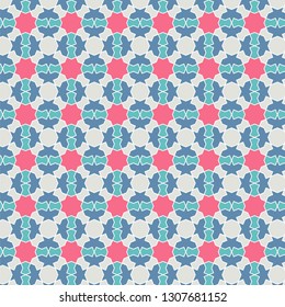Colorful Seamless Islamic Geometric Pattern Filled With Beautiful Colors