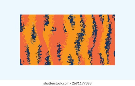 Colorful seamless marble pattern background vector image.