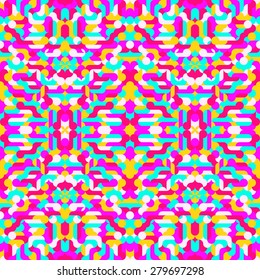 Colorful seamless mosaic pattern