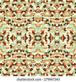 Colorful seamless mosaic pattern