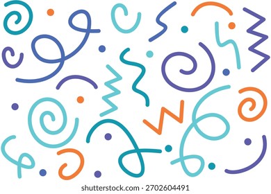 Patrón de número inconsútil colorido para la educación y el diseño