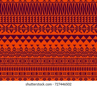 Colorful seamless ornament for textile, design and backgrounds. Vector pattern