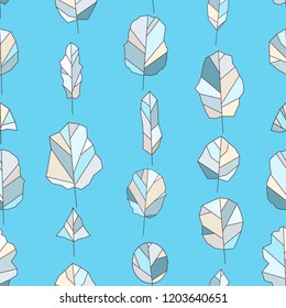 Colorful seamless patter for fabric, textile, wrapping paper, card, invitation, wallpaper, web design, background. Elements isolated on background, editable details. 
