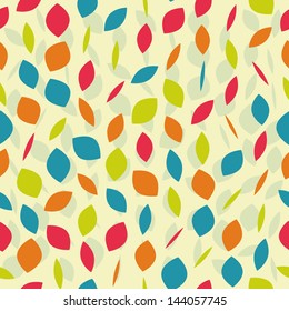 colorful seamless pattern with abstract confetti