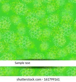 colorful seamless pattern with abstract flowers for your design
