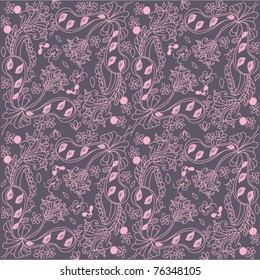 Colorful seamless pattern , abstract flowers