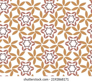 Colorful seamless pattern. Abstract golden yellow with red floral graphic design. Makes great backgrounds for bullet journals, sticker design,