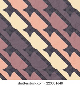 colorful seamless pattern with abstract ornament. vector paper texture, background