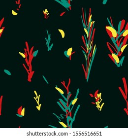 Colorful seamless pattern. Applicable for fabric print, greeting cards, wrapping paper, cosmetics packaging, posters, brochures, covers and banners.