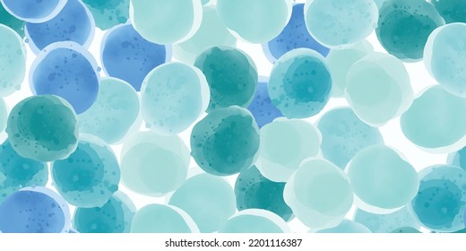 Colorful seamless pattern, background, collage with different watercolor shapes and stains. Vector illustration, wrapping paper