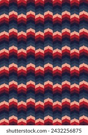 Colorful Seamless Pattern Background Illustration