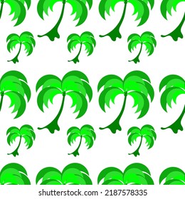 Colorful seamless pattern for background and wallpaper. Modern style abstract texture. vector formats.  Coconut tree.