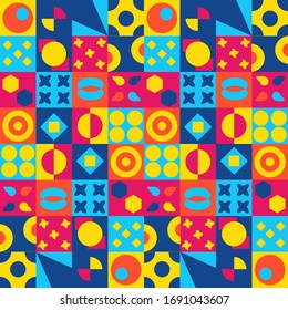 colorful seamless pattern background for your design