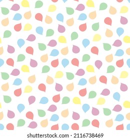 Colorful seamless pattern with balloons Vector illustration