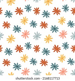 Colorful seamless pattern. Bright abstract shapes