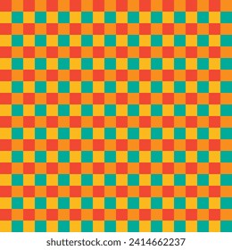 Fondo de comprobación de patrones ininterrumpido y colorido