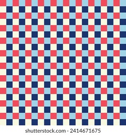 Colorful seamless pattern checker background