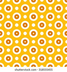 Colorful seamless pattern with circles. Modern stylish texture. Vector background. Eps 10