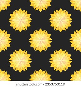 Colorido patrón de Seamless con flores decorativas para tela de moda, textil, papel de pared, envoltura y todo tipo de impresión. Patrón transparente de las flores.