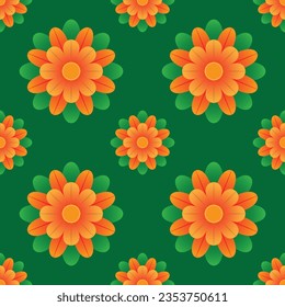 Colorful Seamless pattern with decorative flowers for fashion fabric, textile, wallpaper, wrapping and all print. Flower seamless pattern.